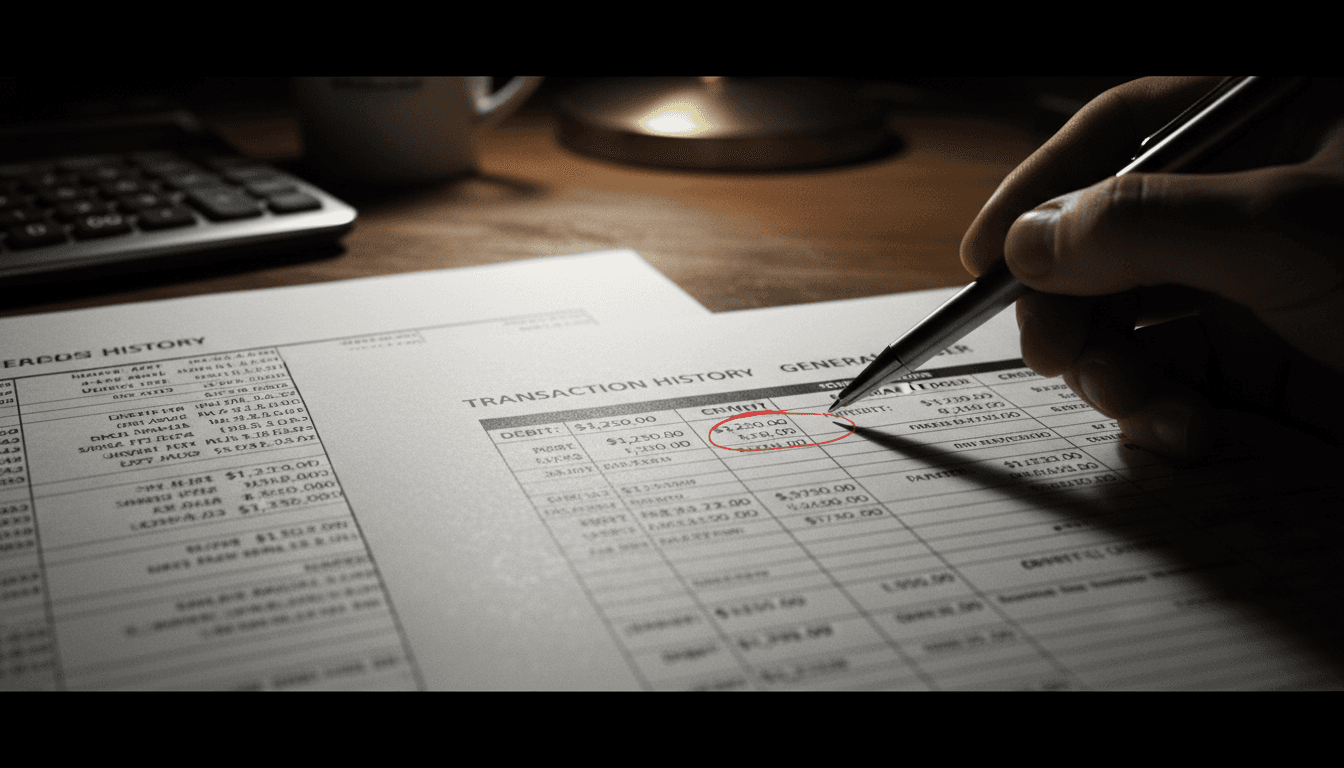 Reconciling bank statements with accounting records